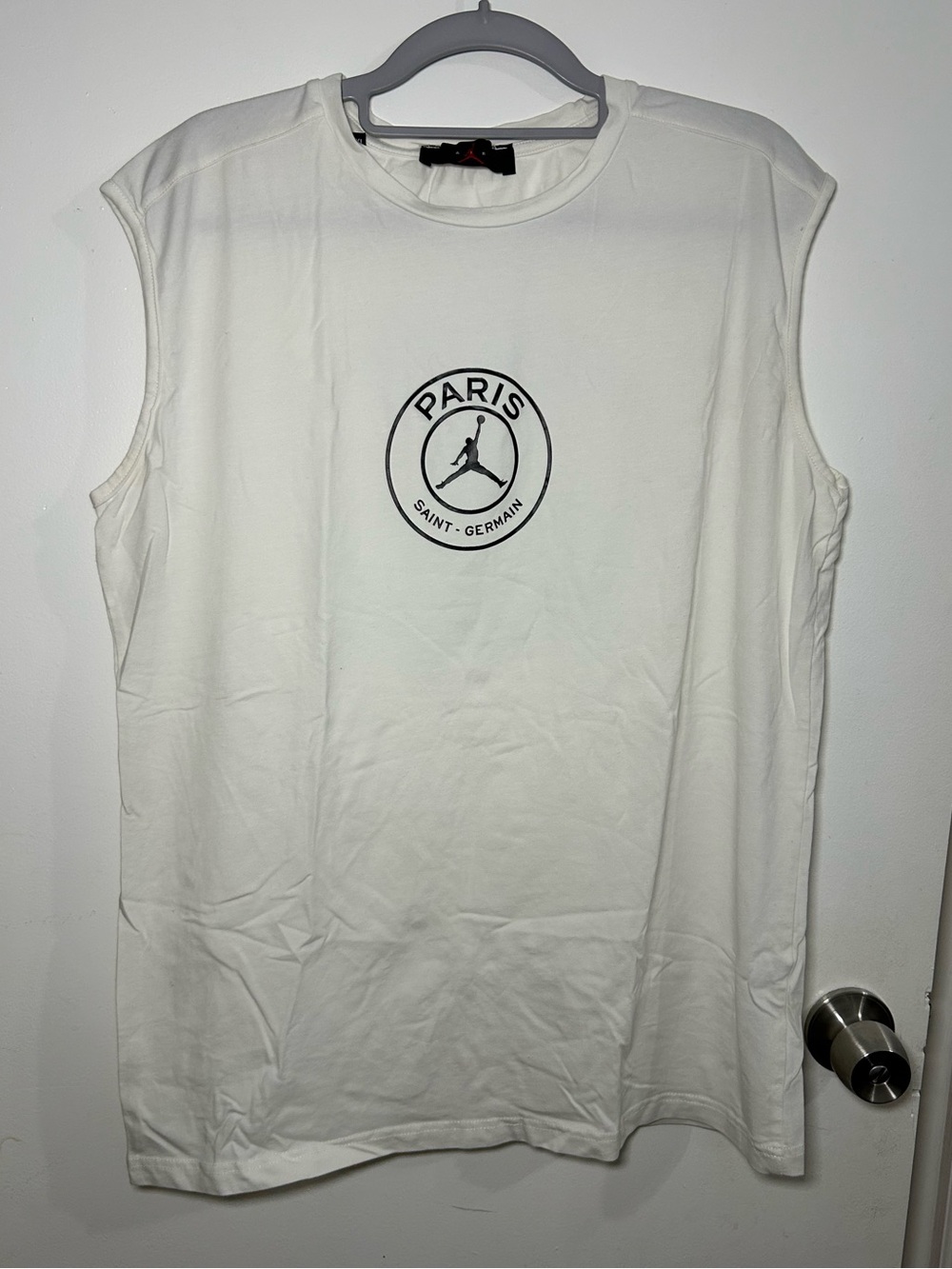 Jordan Paris Saint-Germain White Sleeveless Tee